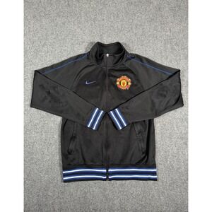 Nike Manchester United‎ 2011/2012 Football Track Jacket Mens Small Black Soccer